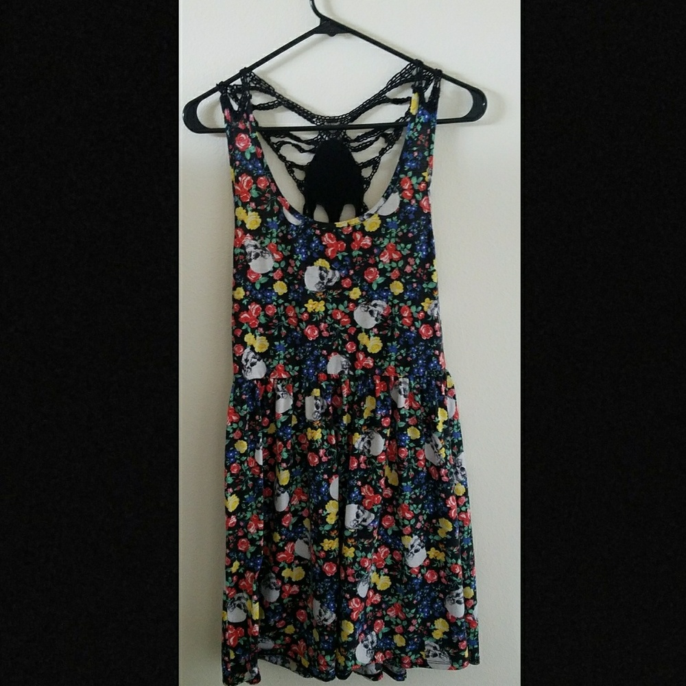 Floral Skull Dress